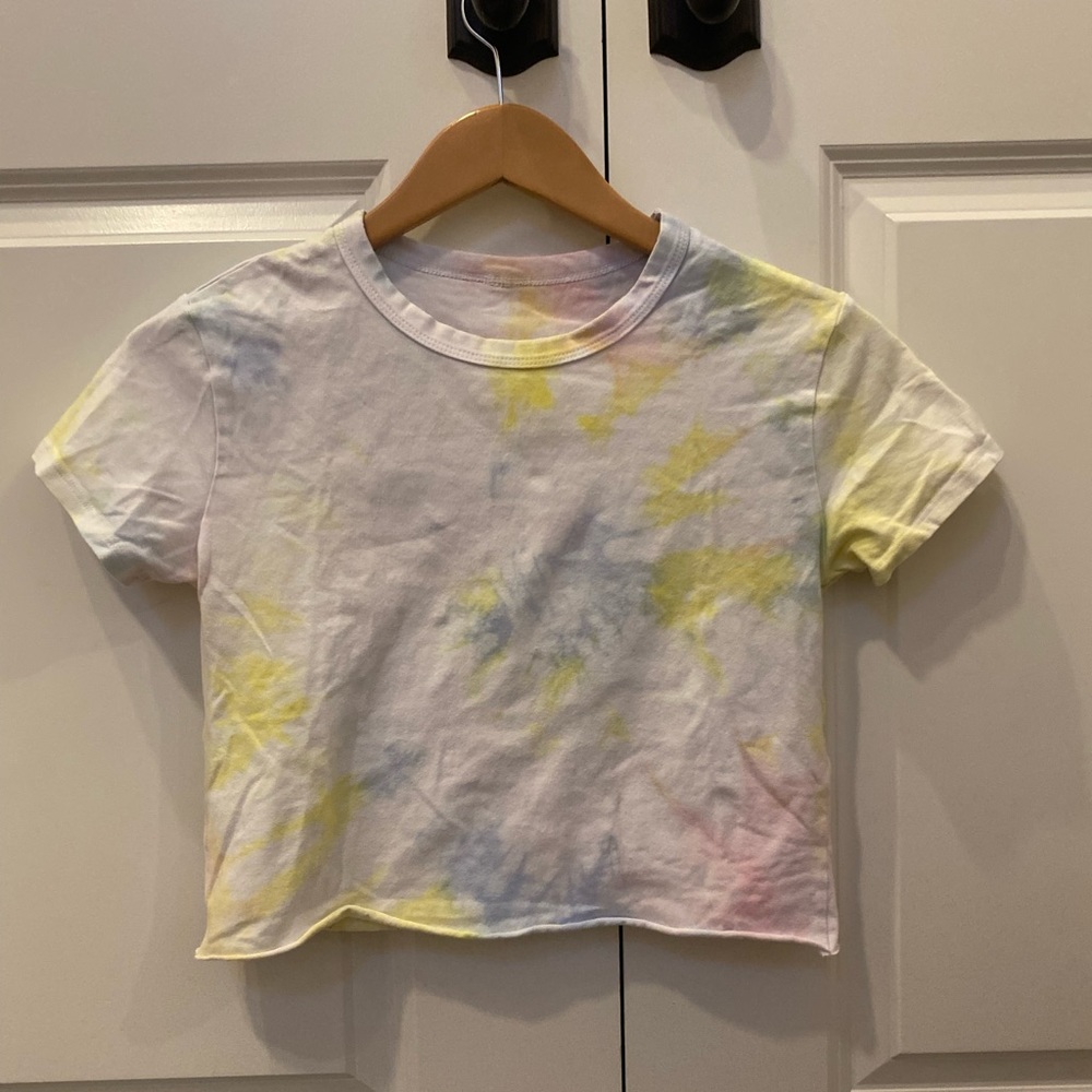 Tye dye cropped top